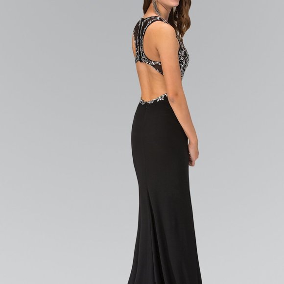 Sequined Sheath shape Prom Dress GSGL1385 - Picture 2 of 9